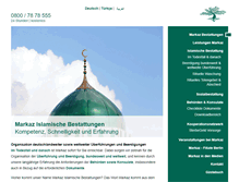 Tablet Screenshot of markaz-bestattungen.de